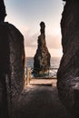 Beautiful coast view during a sunset. Ilheus da Ribeira da Janela - Madeira, Portugal. Madeira, the Portuguese island of eternal s