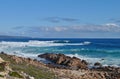 Rocky coastline and rocky seashore, WA, Australia Royalty Free Stock Photo