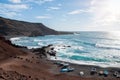 Beautiful coastal landscape near El Golfo, Lanzarote