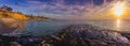 Diver`s Cove Sunset Panorama