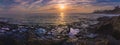 Diver`s Cove Sunset Panorama