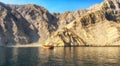 Beautiful coastal scenery near Khasab, in Musandam peninsula, Oman