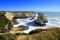 Coast at Shark Fin Cove, California, USA Royalty Free Stock Photo