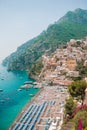 Beautiful coastal towns of Italy - scenic Positano in Amalfi coast Royalty Free Stock Photo