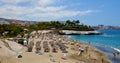 Beautiful coastal view of El Duque beach in Costa Adeje,Tenerife,Canary Islands, Spain.