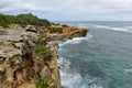 Beautiful coastline along Mahaulepu Heritage Trail in Kauai Island