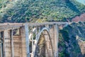 Beautiful coastline of Big Sur, California. Bixby bridge Royalty Free Stock Photo