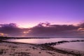 Coastline of False Bay at sunrise, Cape Town, South Africa