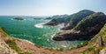 Beautiful coastline of Hyuga cape in Miyazaki, Kyushu.