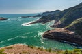 Beautiful coastline of Hyuga cape in Miyazaki, Kyushu.