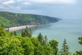 The Beautiful Coastline of New Brunswick rugged and unpredictable Royalty Free Stock Photo