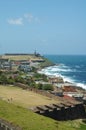 Beautiful coastline of Old San Juan, Puerto Rico