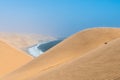 Beautiful coastline with sand dunes in Sandwich Harbour