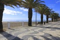 Beautiful cobblestone Promenade at Praia da Luz, Algarve