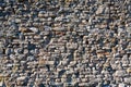 Beautiful cobblestone wall - perfect for a cool background Royalty Free Stock Photo