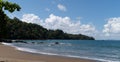 Cocolito beach on Drake\'s Bay in Osa, Costa Rica Royalty Free Stock Photo