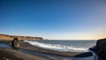 Beautiful and cold day in Dyrholaey peninsula in Iceland