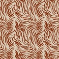 Seamless Animal Print pattern with beautiful tiger stripes