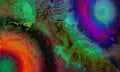 Beautiful color art on old tree abstract background