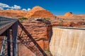 Beautiful Colorado River from Glen Canyon Dam in Grand Canyon. Royalty Free Stock Photo