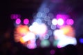 Beautiful Colored Bokeh on black background