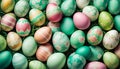 Beautiful colored easter eggs background Royalty Free Stock Photo