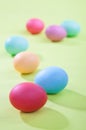 Beautiful colored Easter eggs on the background Royalty Free Stock Photo