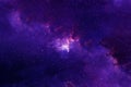 Beautiful colored galaxy in deep space. Elements of this image were furnished by NASA Royalty Free Stock Photo