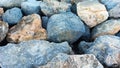 Beautiful colored rocks for background Royalty Free Stock Photo