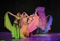 The beautiful colored silk-Turkey belly dance-the Austria's world Dance