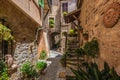 Beautiful colored town in central Italy,Spello