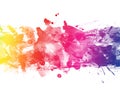 Colorful Abstract Artistic Watercolor Paint Background