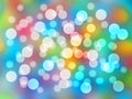 Beautiful colorful abstract circular bokeh background