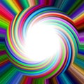 Beautiful colorful blue red yellow pink abstract circle Royalty Free Stock Photo