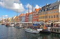 Beautiful colorful buildings in Copenhagen Royalty Free Stock Photo