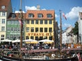 Beautiful and colorful buildings in Nyhavn Royalty Free Stock Photo