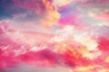 Beautiful colorful cloudsscape background vv Royalty Free Stock Photo