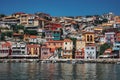 Beautiful colorful coastal town Parga in Greece ,Epirus Royalty Free Stock Photo