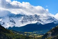 Beautiful and Colorful Colorado Rocky Mountain Autumn Scenery. The Wilson Mountain Range in Autumn