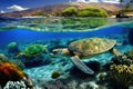 Beautiful Colorful Coral : Maui, Hawaii: A popular snorkeling destination