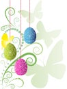 Beautiful colorful easter background