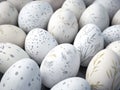 beautiful colorful Easter eggs pattern. ai generated Royalty Free Stock Photo