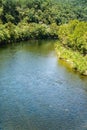 An Early Autumn Day on the James River Royalty Free Stock Photo