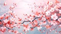 Beautiful colorful flower blossom floral nature texture background ilustration, Boutique background