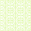 Beautiful of Colorful Green Circle with Lines, Repeated, Abstract, Illustrator Pattern Wallpaper