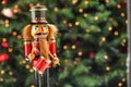 Beautiful and colorful holiday nutcracker ornament decoration Royalty Free Stock Photo