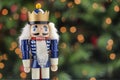 Beautiful and colorful holiday nutcracker ornament decoration