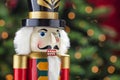 Beautiful and colorful holiday nutcracker ornament decoration Royalty Free Stock Photo