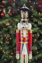 Beautiful and colorful holiday nutcracker ornament decoration