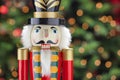 Beautiful and colorful holiday nutcracker ornament decoration Royalty Free Stock Photo